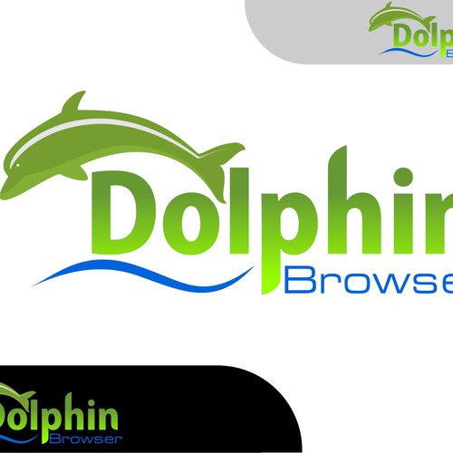 New logo for Dolphin Browser Réalisé par Nanak-DNA