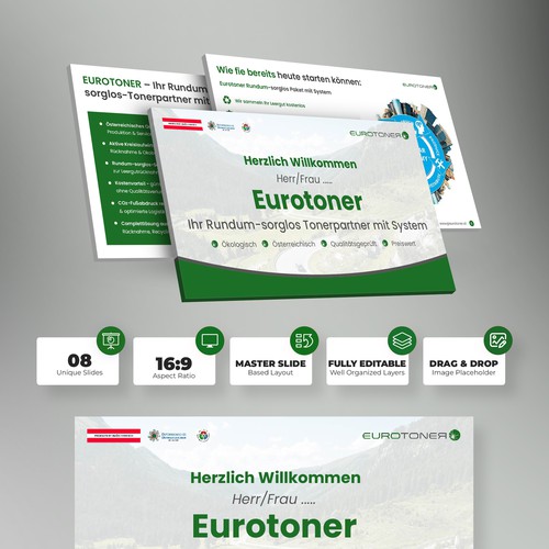 PowerPoint template contest entry by SN Asha