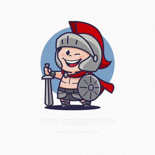 Warrior Mascot Design by NLOVEP-7472