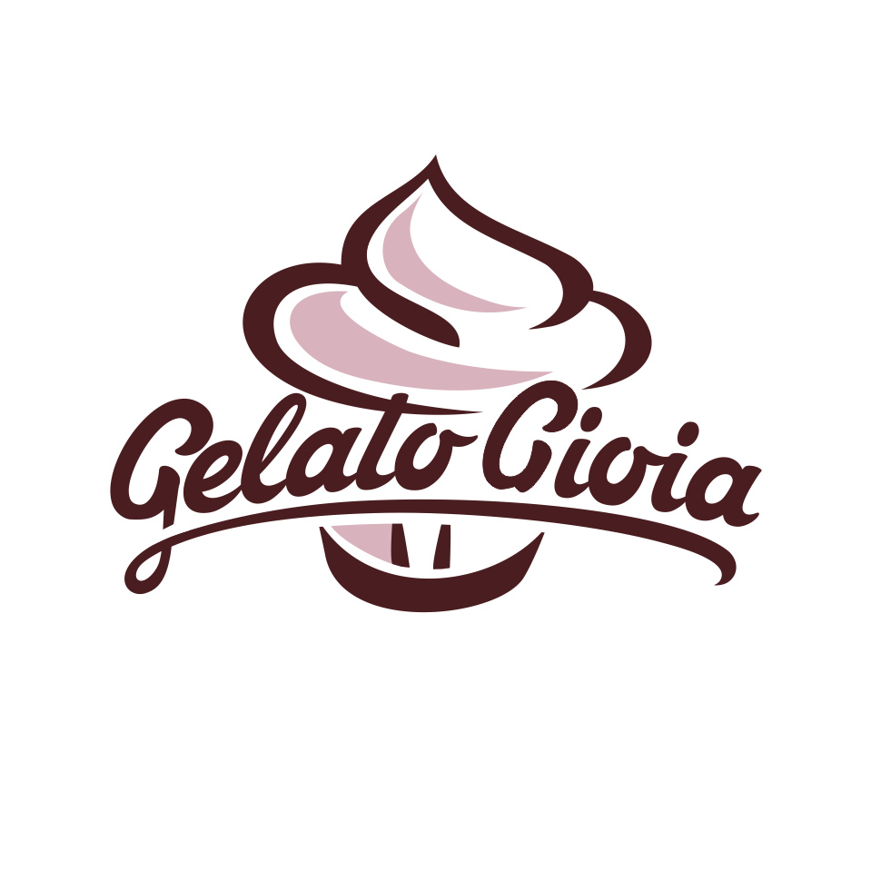 Gelato logo with the title 'Gelato Gioia'