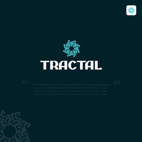 Tractal Logo and Branding Design by Ashok Patel ❇️