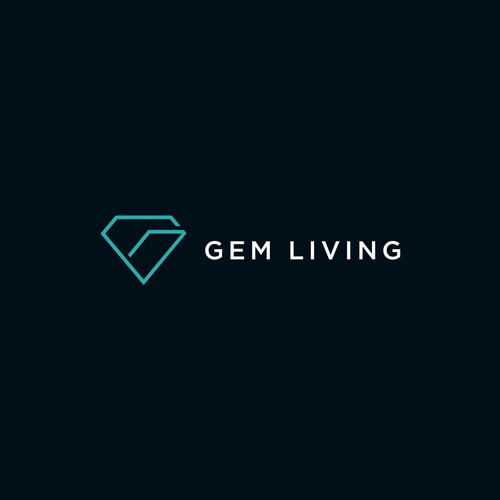 Geometrical, minimalist, modern brand design for Gem Living Design by megawon®