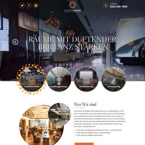 Landing page design contest entry by Atul-Arts