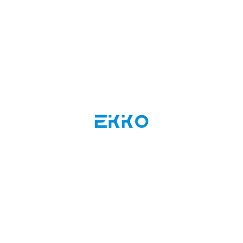 SIMPLE LOGO - ekko Letters then dm after Design by Sybertrons