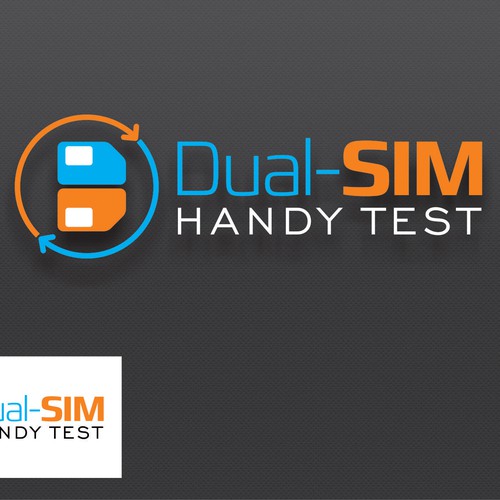 1 fresh logo for a website reviewing 2-SIM smartphones Design by XarXi