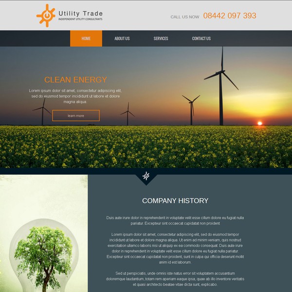 Website for Utility Trade