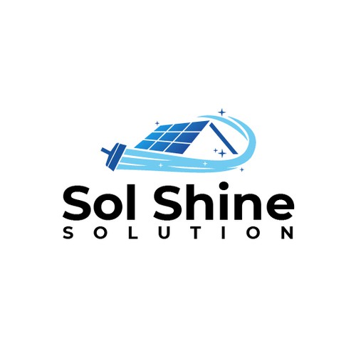 New solar panel cleaning business needing to attract customers Design by rzaltf