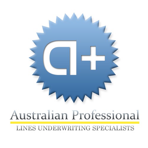 logo for APlus (Australian Professional Lines Underwriting SpecialistsP Design by muczhorkies
