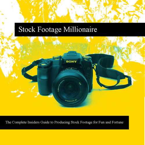 Eye-Popping Book Cover for "Stock Footage Millionaire" Design by DoBonnie