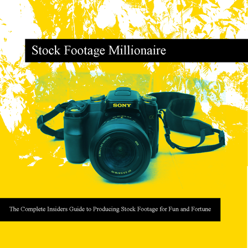 Eye-Popping Book Cover for "Stock Footage Millionaire" Réalisé par DoBonnie