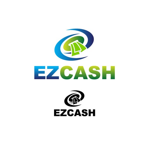 logo for EZ CASH Diseño de ps.sohani