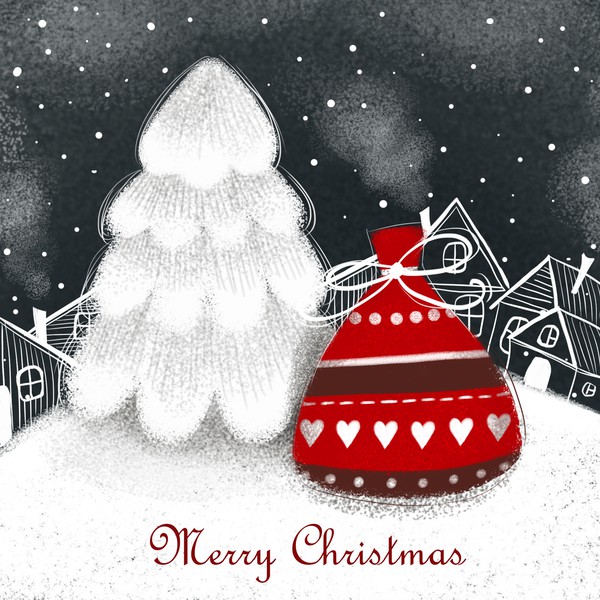 Design by Masha_Rassoshenko titled "Illustration for Christmas card"