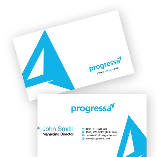 Business cards for Canadian financial institution Réalisé par Impress.