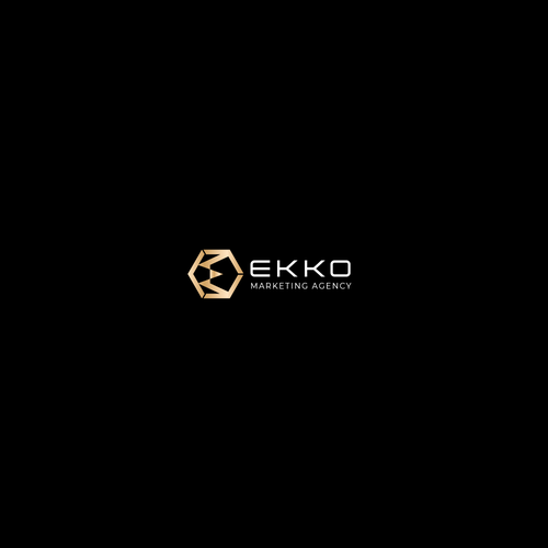 SIMPLE LOGO - ekko Letters then dm after Design by Graphic Archer