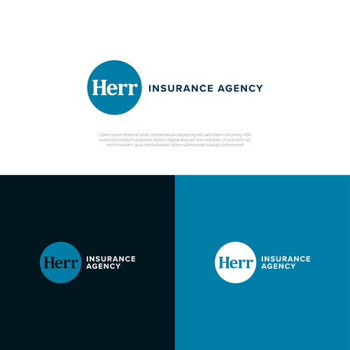 Upscale insurance agency Design by suzie