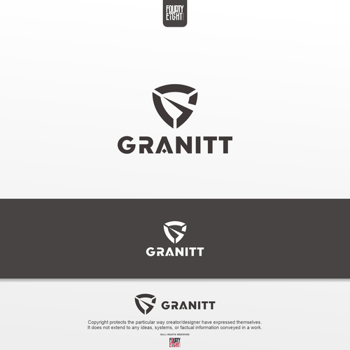 Logo to represent cybersecurity for high-risk people Design by fortyeight.studio™