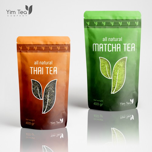 Need a tea pouch designed for an All-Natural Thai Tea Brand | Product ...