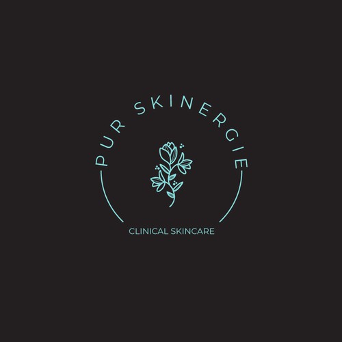 Simple, colorful, modern-ish logo for clinical acne/anti-products. Design by margipansiniya