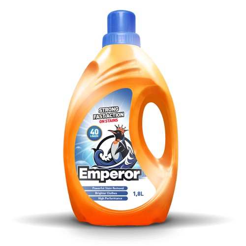 Label design for liquid detergent brand Design by M3LLS