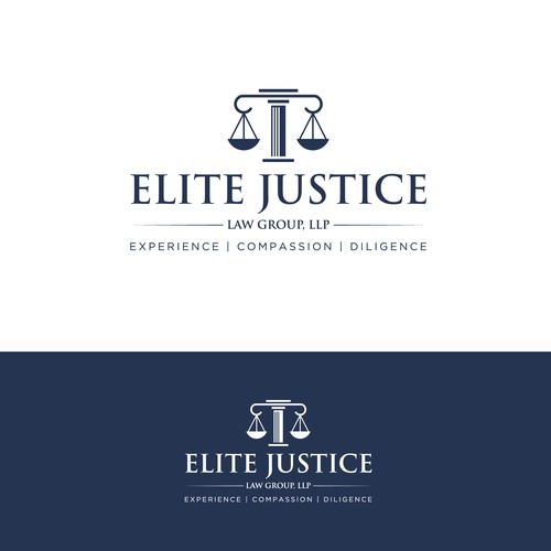 Elite Justice Law Group needs an empowering logo! Design by dot plus