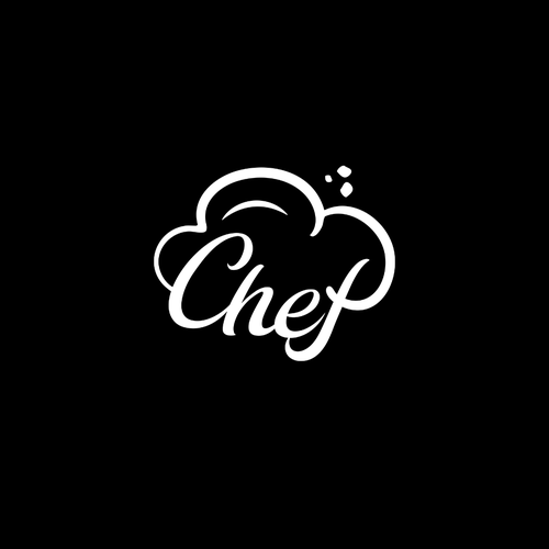 "CHEF": Food & Cooking Social Media Logo Design by Maha's World