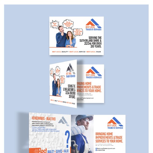Design a Powerful New Flyer for Best Local Trades & Services Design by Muhammad Shahrooz