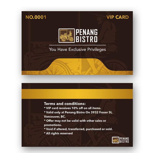 Design by Warren. titled "PenanBistro"