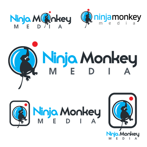 Create a cool character logo for a production company. Design by jabo