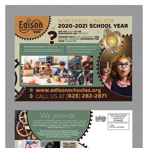 Postcard, flyer or print contest entry by Logicainfo ♥