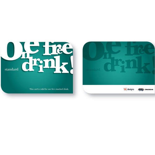 Design the Drink Cards for leading Web Conference! Design by mrJung