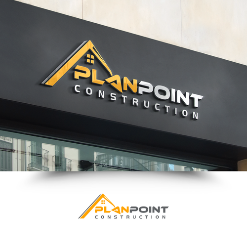 PlanPoint Construction Logo Needs A Remodel Design by iamJ