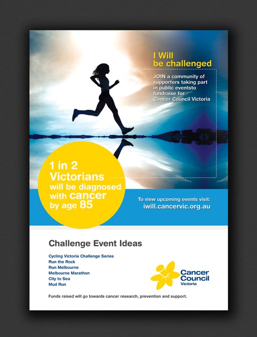 99nonprofits: Design a poster for Cancer Council Victoria, a nonprofit ...