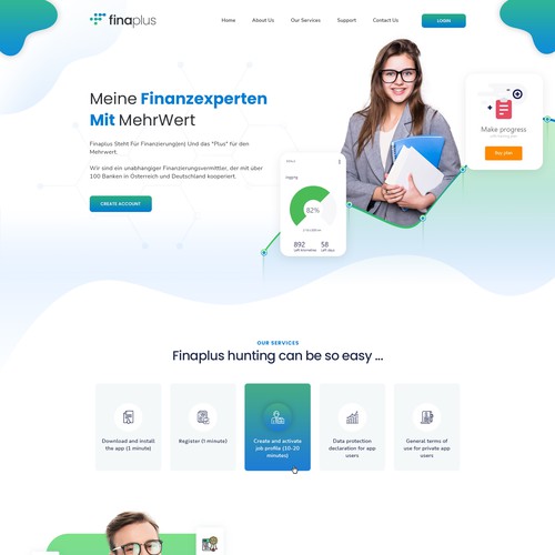 Proposta di design per un contest della categoria Design di sito web realizzata da Pram Shaw
