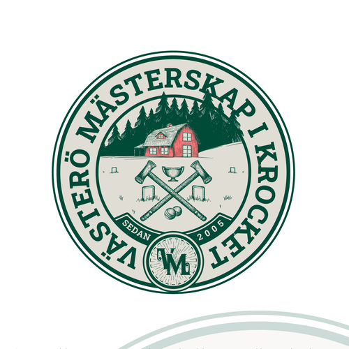 Legendary croquet tournament in Sweden. First logo ever. Looking for unique croquet vibe, creativity, and retro look! Design by ⭐DoubleStrokeStudio⭐