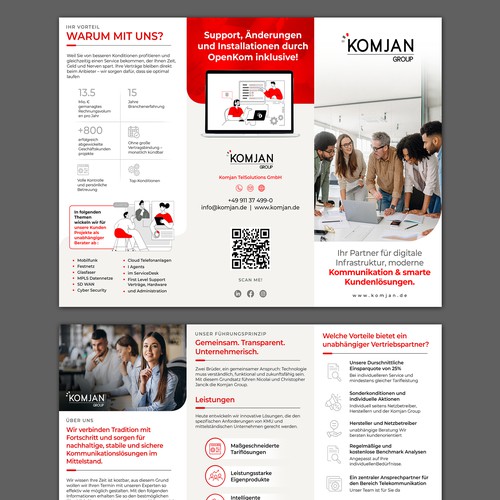 Brochure contest entry by Logicainfo ♥