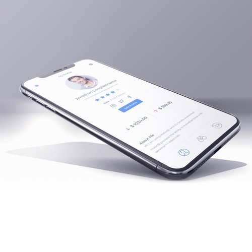 A fresh/modern/progressive styled video-calling app Design by A99