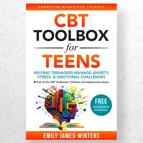 Create a unique and eye-catching book cover that would appeal to teenagers struggling with anxiety Design by ryanurz