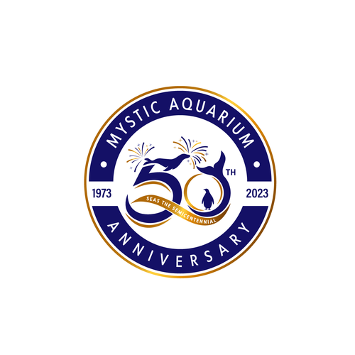 Mystic Aquarium Needs Special logo for 50th Year Anniversary Design por Alexa_27