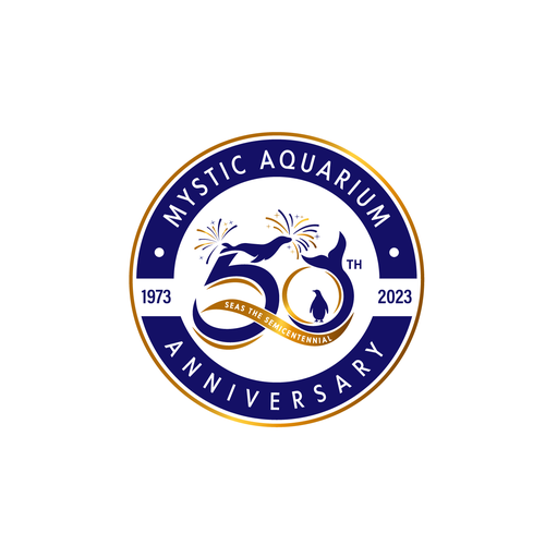 Mystic Aquarium Needs Special logo for 50th Year Anniversary デザイン by Alexa_27