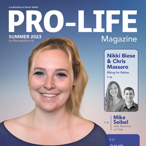 Magazine Cover for Pro-Life Non-Profit Design von machus4u