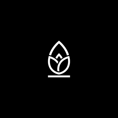 Design a aesthetic lotus logo for sophisticated apparel brand. Diseño de Nirvana666