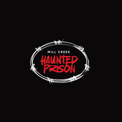 Designs Mill Creek Haunted Prison Logo design contest