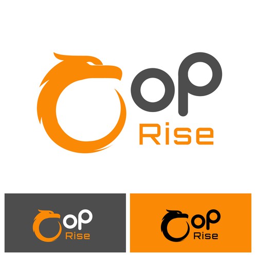 OP Rise Logo! Be inspired, bring your creativity, have some design fun! Design by kingsandy