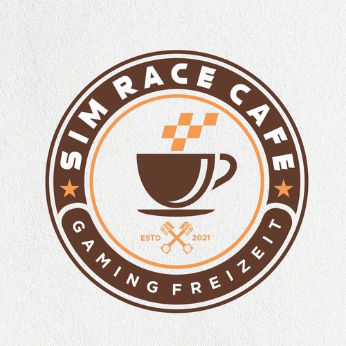 Logo für ein Sim Race Cafe Design by pronine9