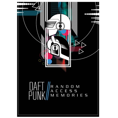 99designs community contest: create a Daft Punk concert poster Design by bambasaur