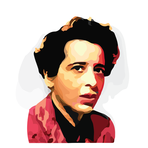 Hannah Arendt illustriert Design por Prakriti_S