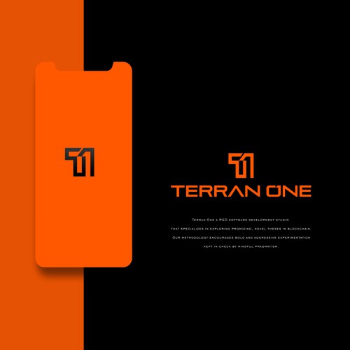 Modern logo that conveys "research" "experimentation" and "software engineering" Design by eLyateh