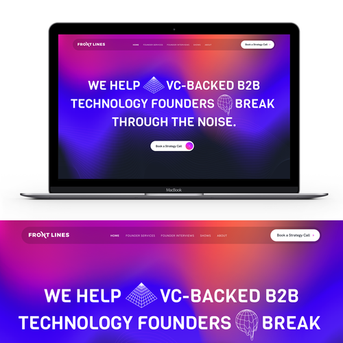 WordPress theme design contest entry by anna.uxui
