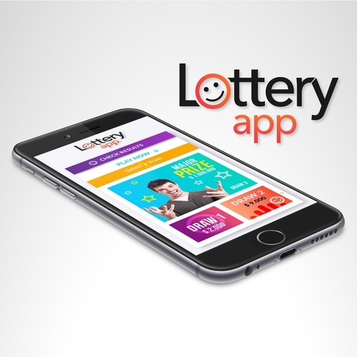 Design of a lottery app Design réalisé par Samuel.Z