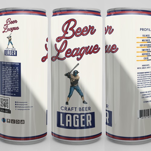 Design Re-design sports themed craft lager to appeal to today's beer consumers di Windmill Designer™